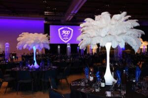Inaugural 500 Strong Event Setup: An Evening with John Legend in Lexington, Kentucky. Picture by: TOPS